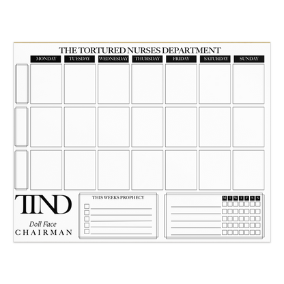 The Tortured Nurses Weekly Planner - CUSTOMIZABLE!