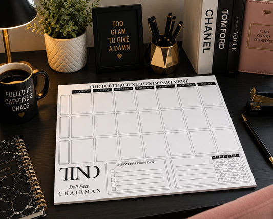 The Tortured Nurses Weekly Planner - CUSTOMIZABLE!